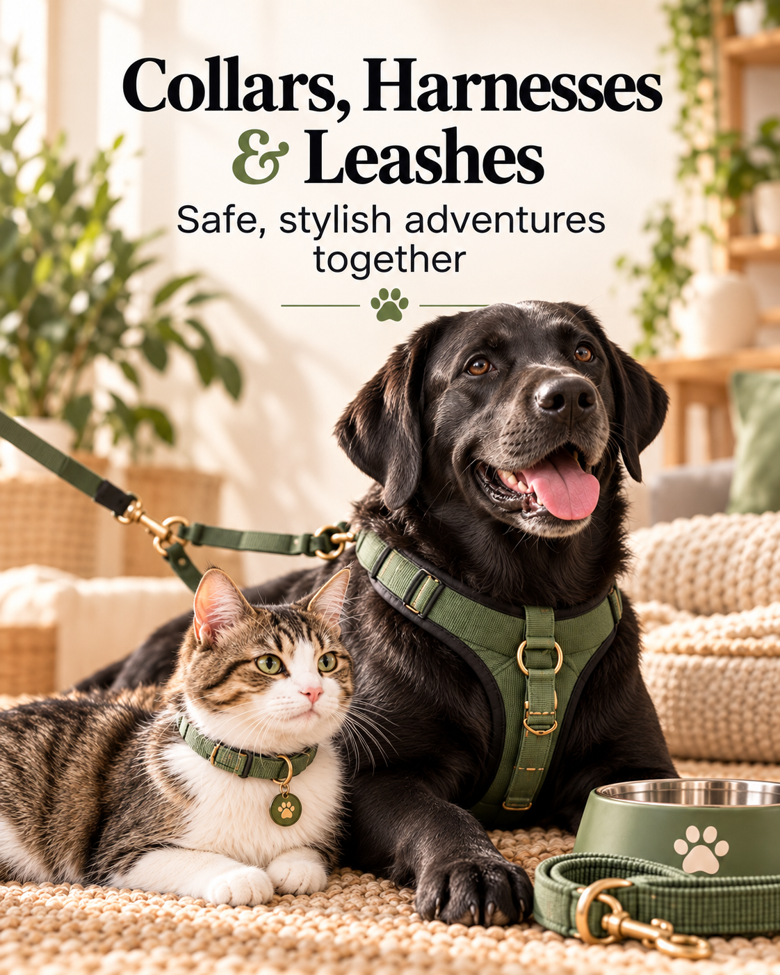 Collars, Harnesses & Leashes
