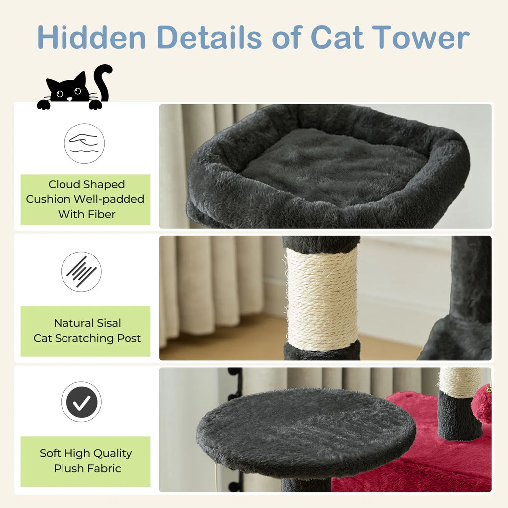 Details of the cat tower