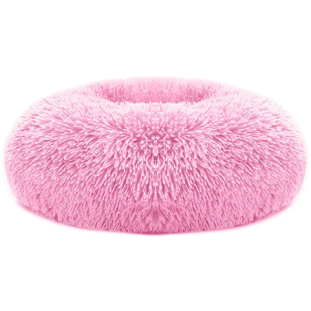 Pink donut bed