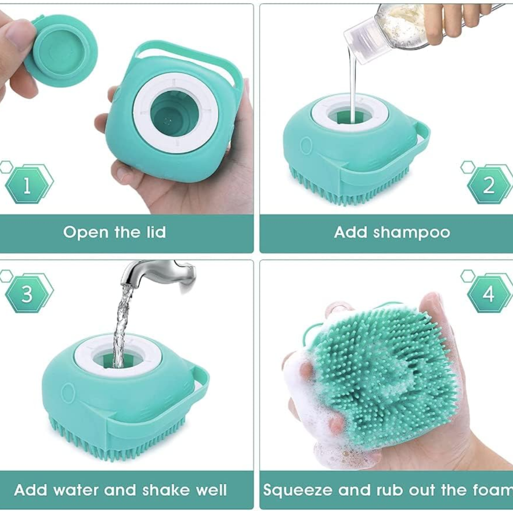 How to fill the shampoo compartment