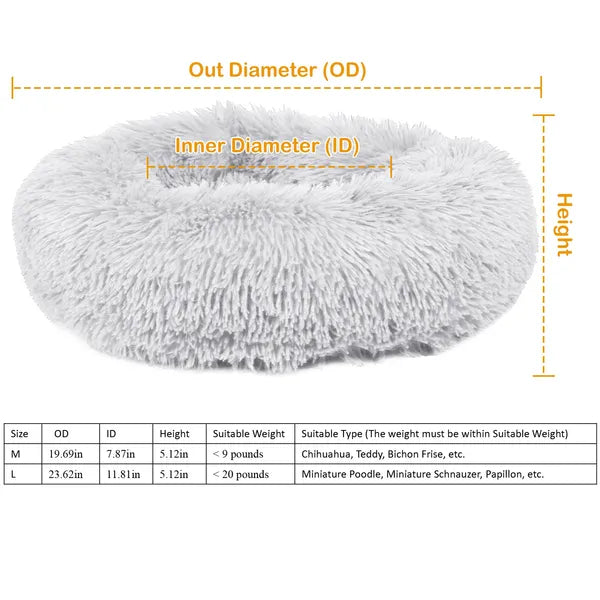 Donut bed size