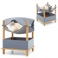 2-tier cat condo with hammock