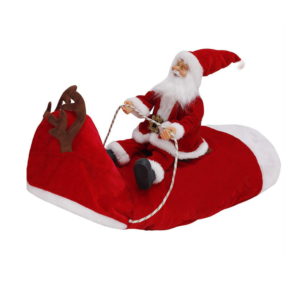 Santa Rider Christmas Costume for Medium & Large Dogs
