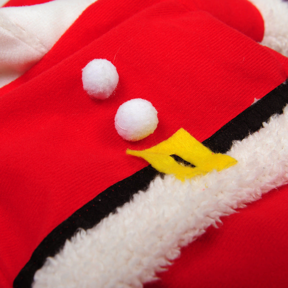 Santa Claus Suit for Cats & Small Dogs