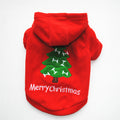 Christmas Fleece Pet Hoodie - 10 Festive Styles