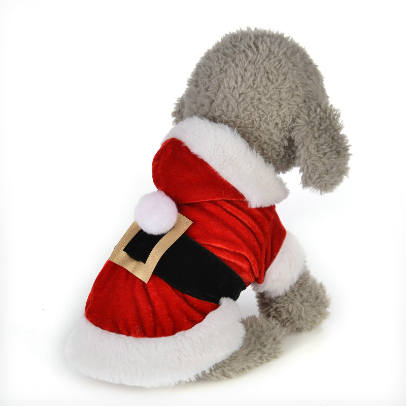 Santa Coat Christmas Costume for Dogs