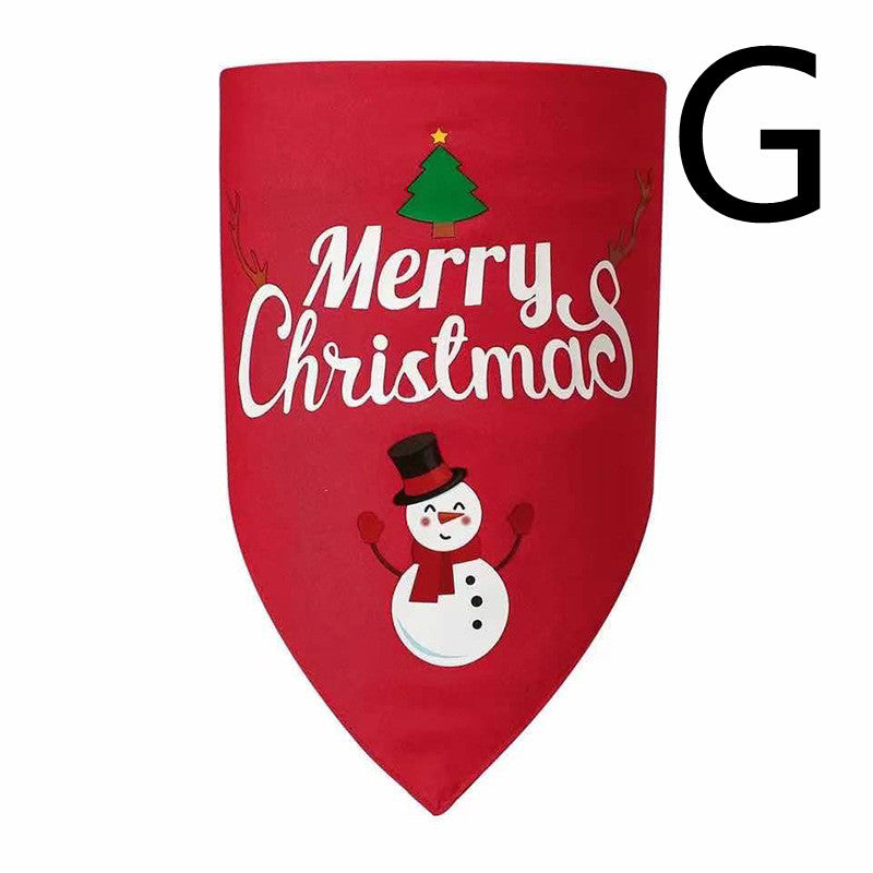 Christmas Dog Bandana – Double-Layer, 8 Festive Designs