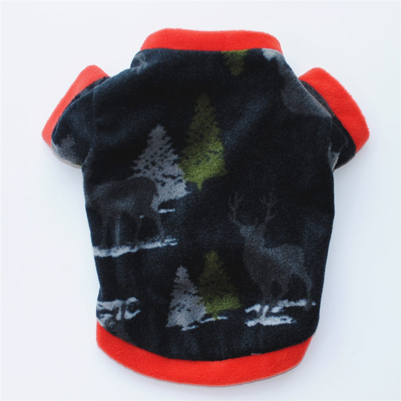 Christmas Fleece Pet Hoodie - 10 Festive Styles