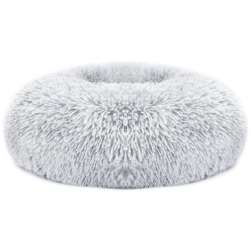 Gray donut bed