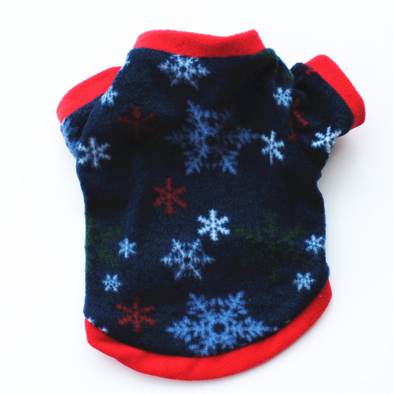 Christmas Fleece Pet Hoodie - 10 Festive Styles