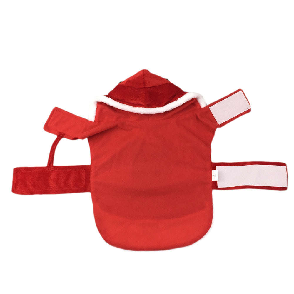 Santa Rider Christmas Costume for Medium & Large Dogs