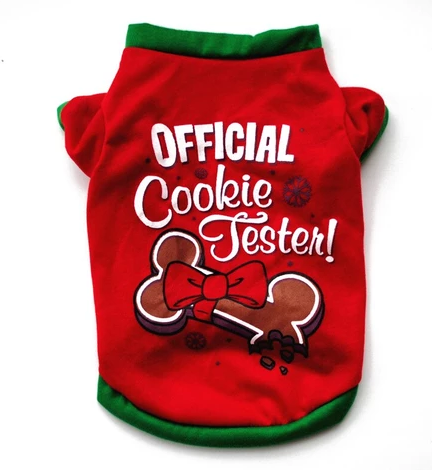 Christmas Print Pet T-Shirt - 11 Festive Styles