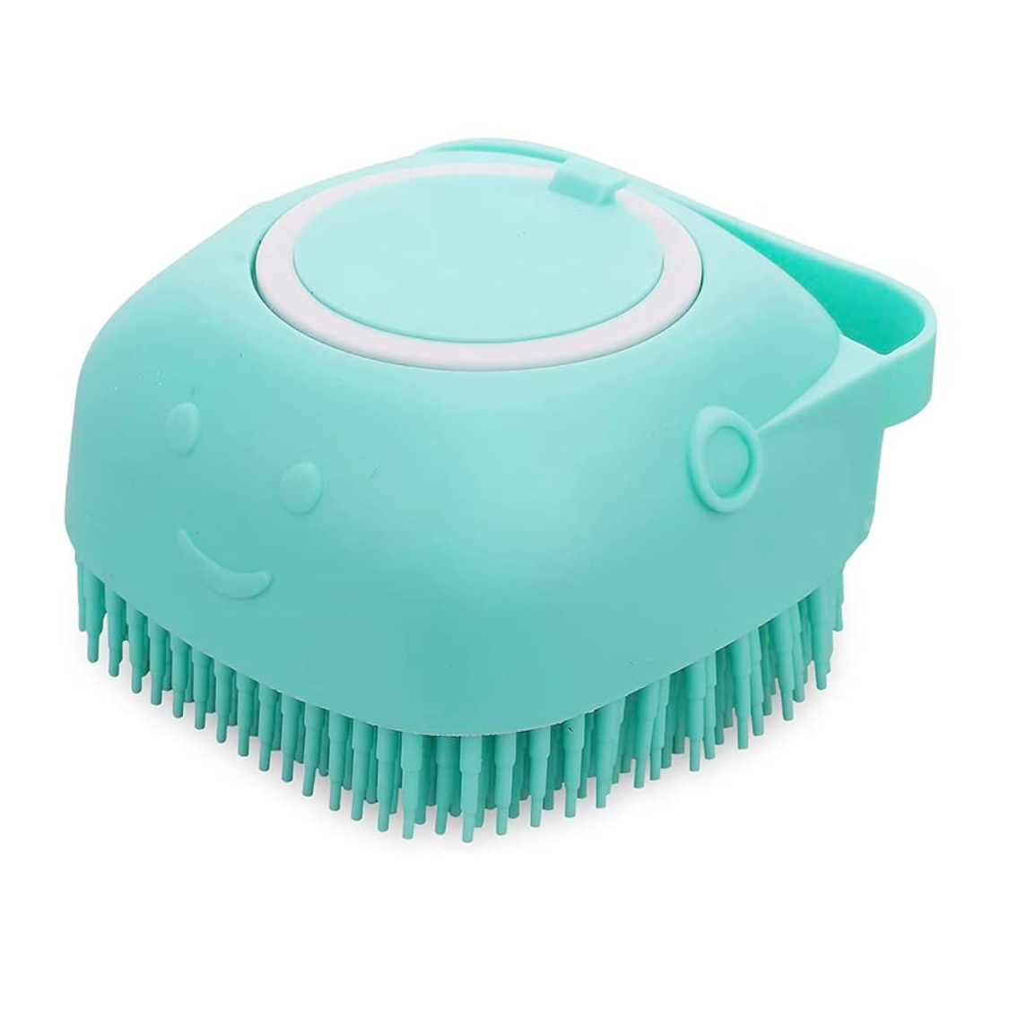 Silicone bath massage brush