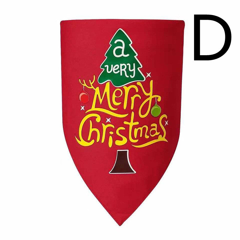 Christmas Dog Bandana – Double-Layer, 8 Festive Designs