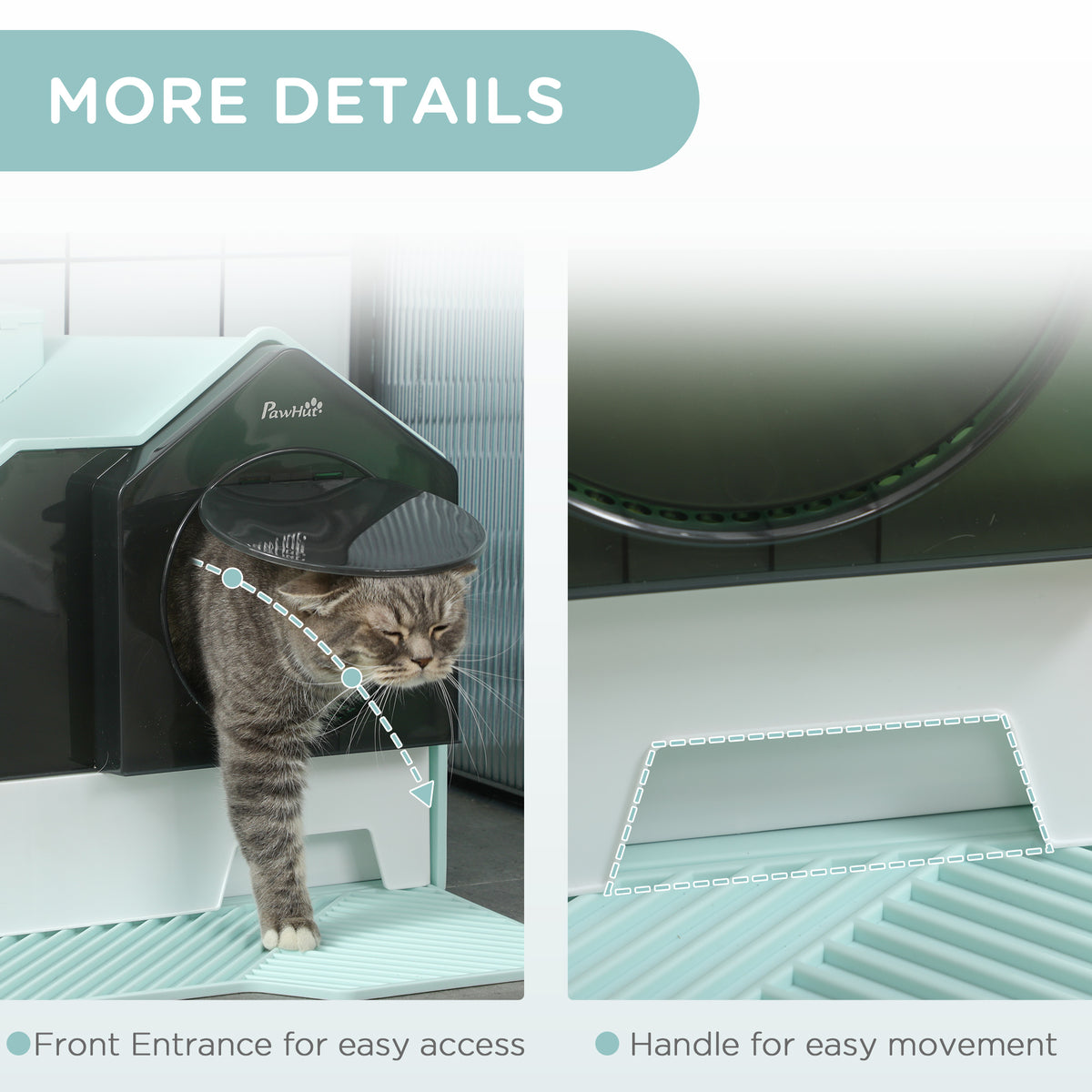 Litter house features