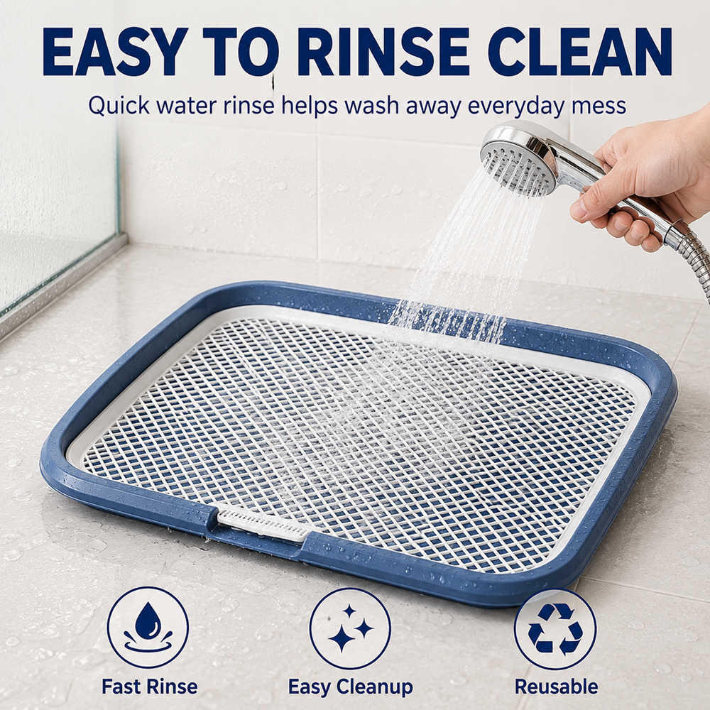 Easy to rinse clean
