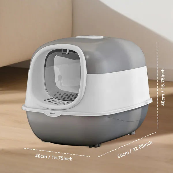 Covered Cat Litter Box with Lid