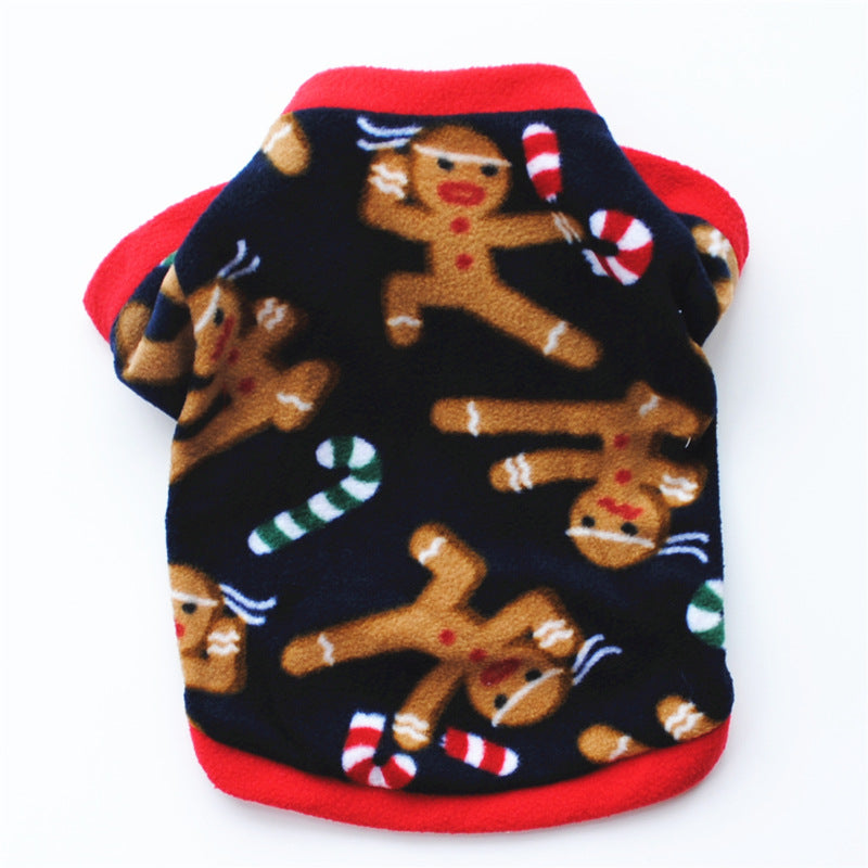 Christmas Fleece Pet Hoodie - 10 Festive Styles