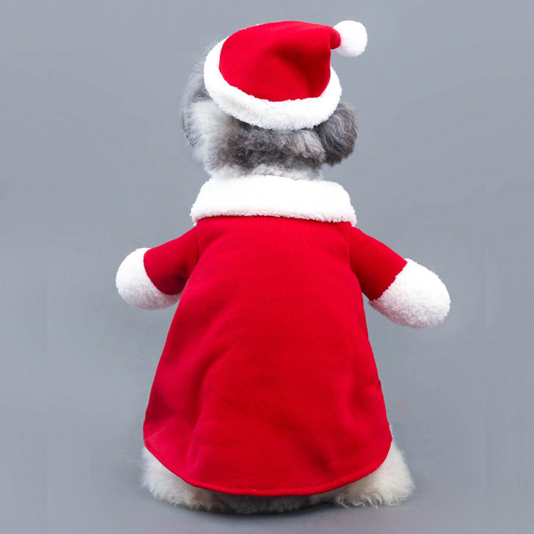 Standing Santa Claus Costume for Dogs