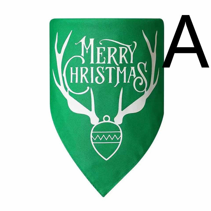Christmas Dog Bandana – Double-Layer, 8 Festive Designs
