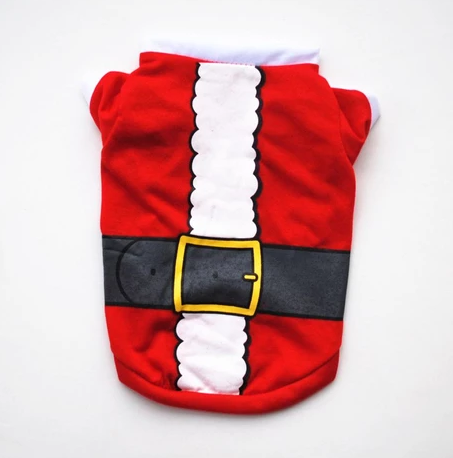 Christmas Print Pet T-Shirt - 11 Festive Styles