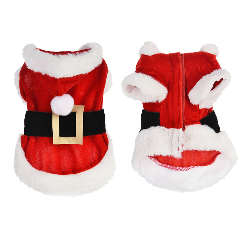 Santa Coat Christmas Costume for Dogs