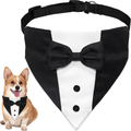 Dog Tuxedo Bandana with Bow Tie