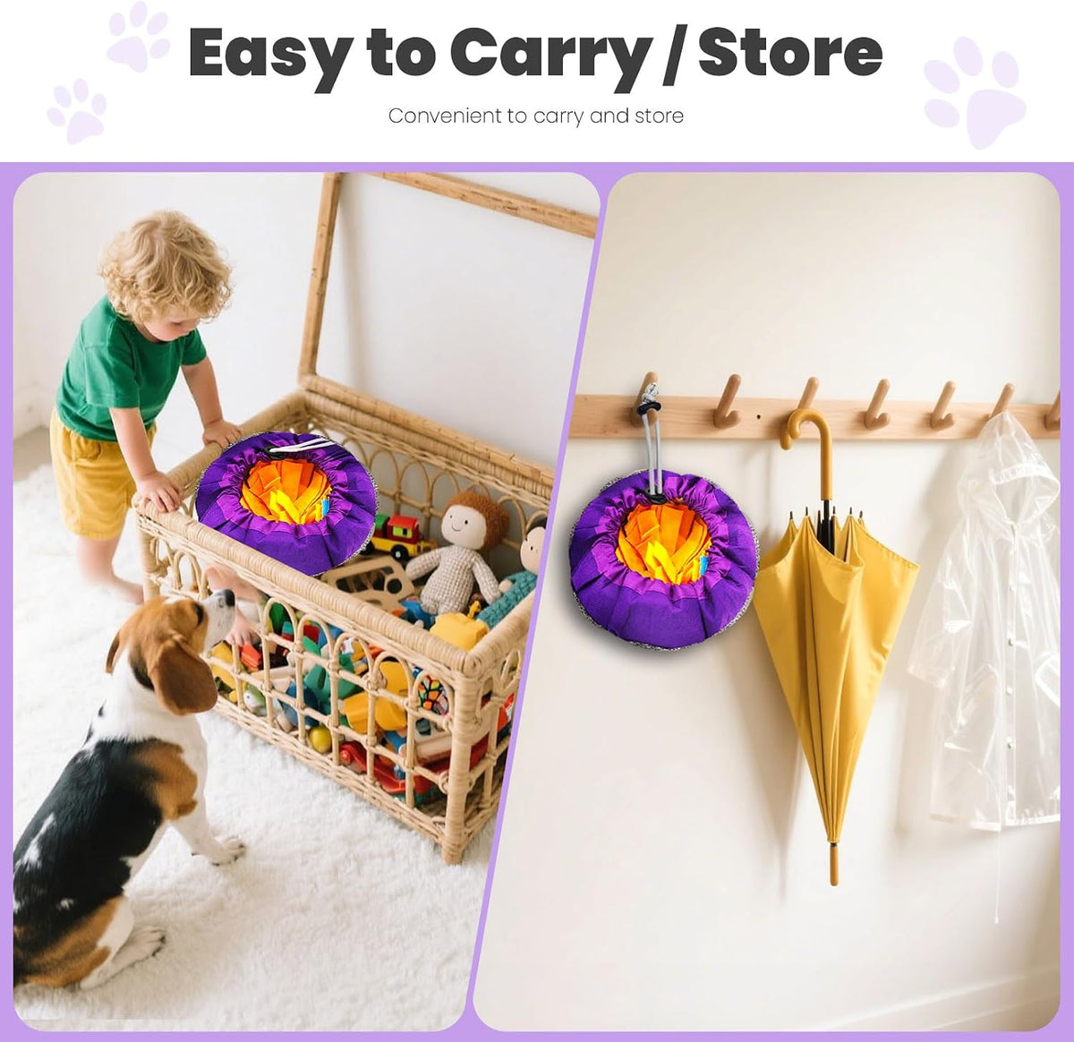 Easy to carry and store
