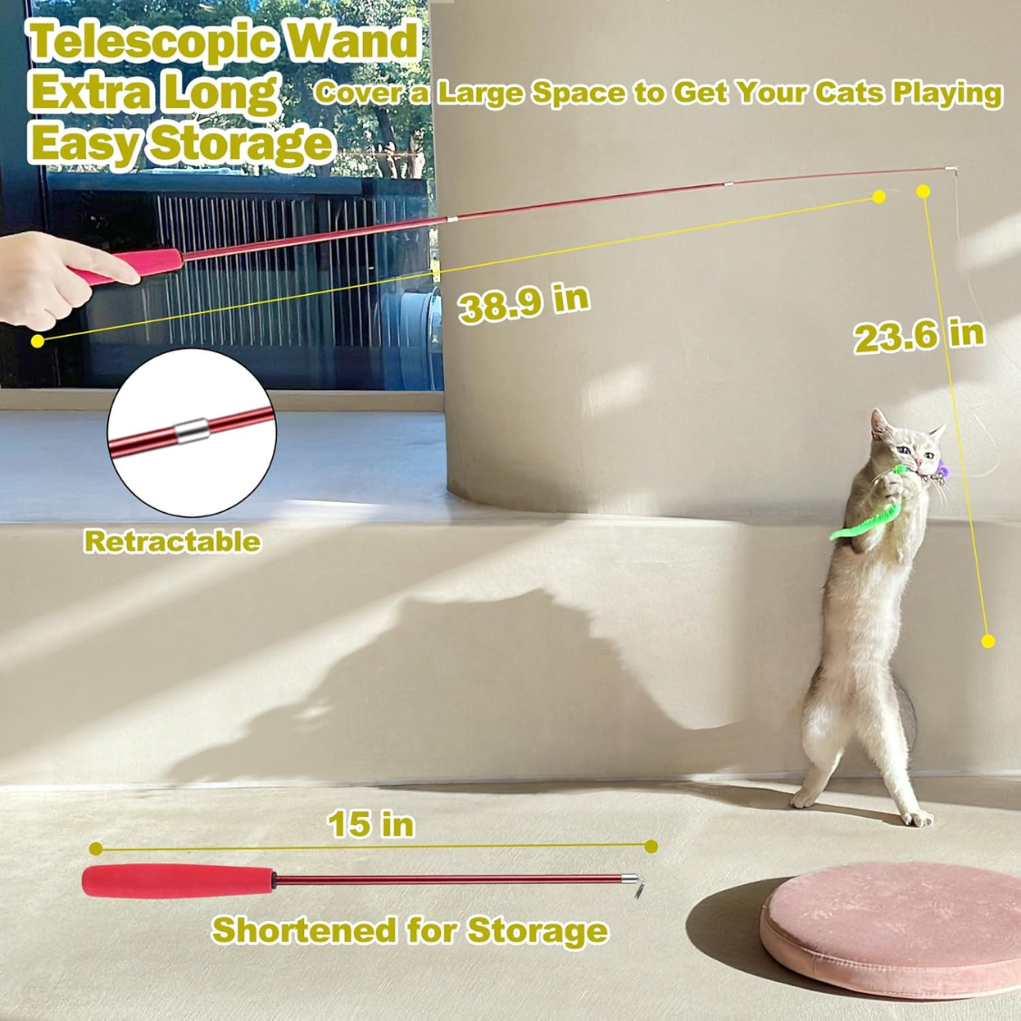 Retractable wand details