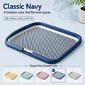 Navy blue potty tray
