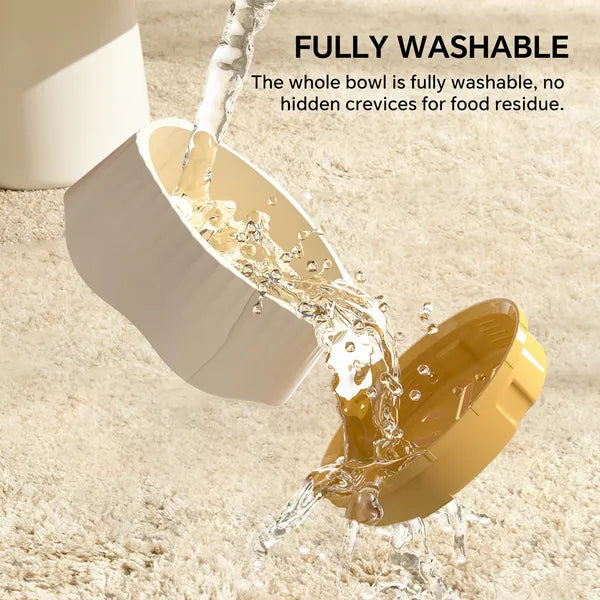 Fully washable bowl