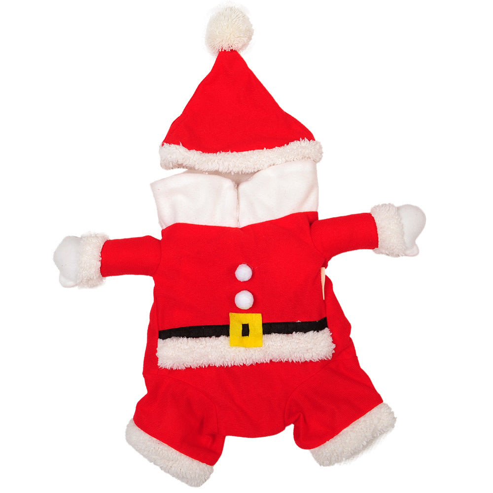 Santa Claus Suit for Cats & Small Dogs