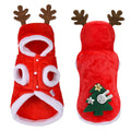 Santa Claus Hooded Coat for Small Dogs