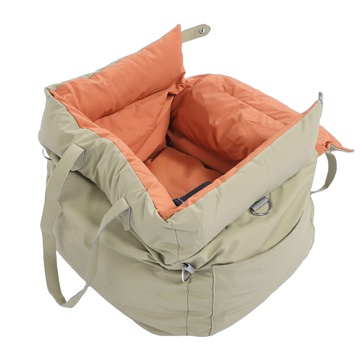 Portable Car Seat Pet Bed with Safety Tether