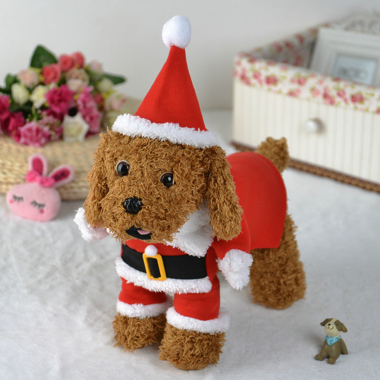 Standing Santa Claus Costume for Dogs