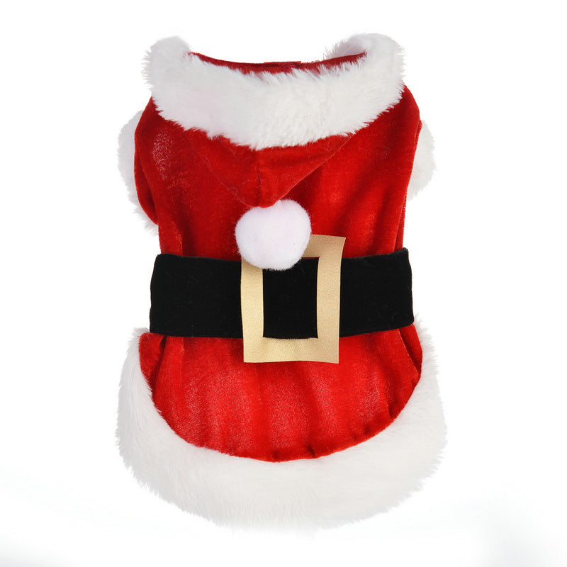 Santa Coat Christmas Costume for Dogs