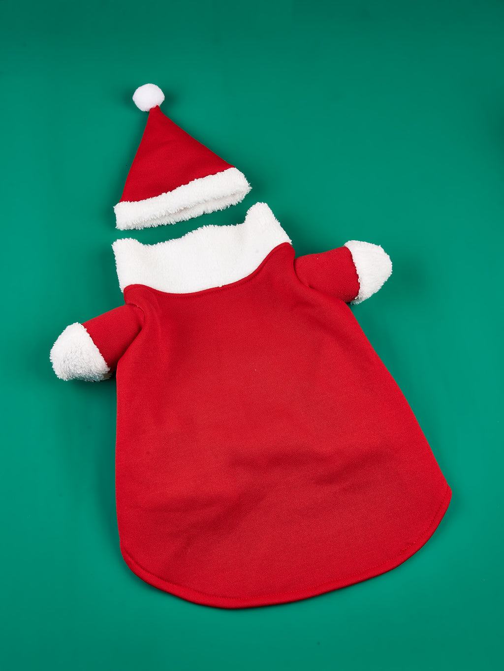 Santa Suit with Hat for Small Dogs