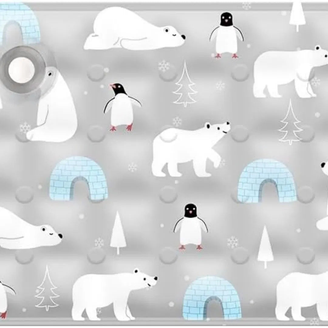 Polar bear print cooling mat
