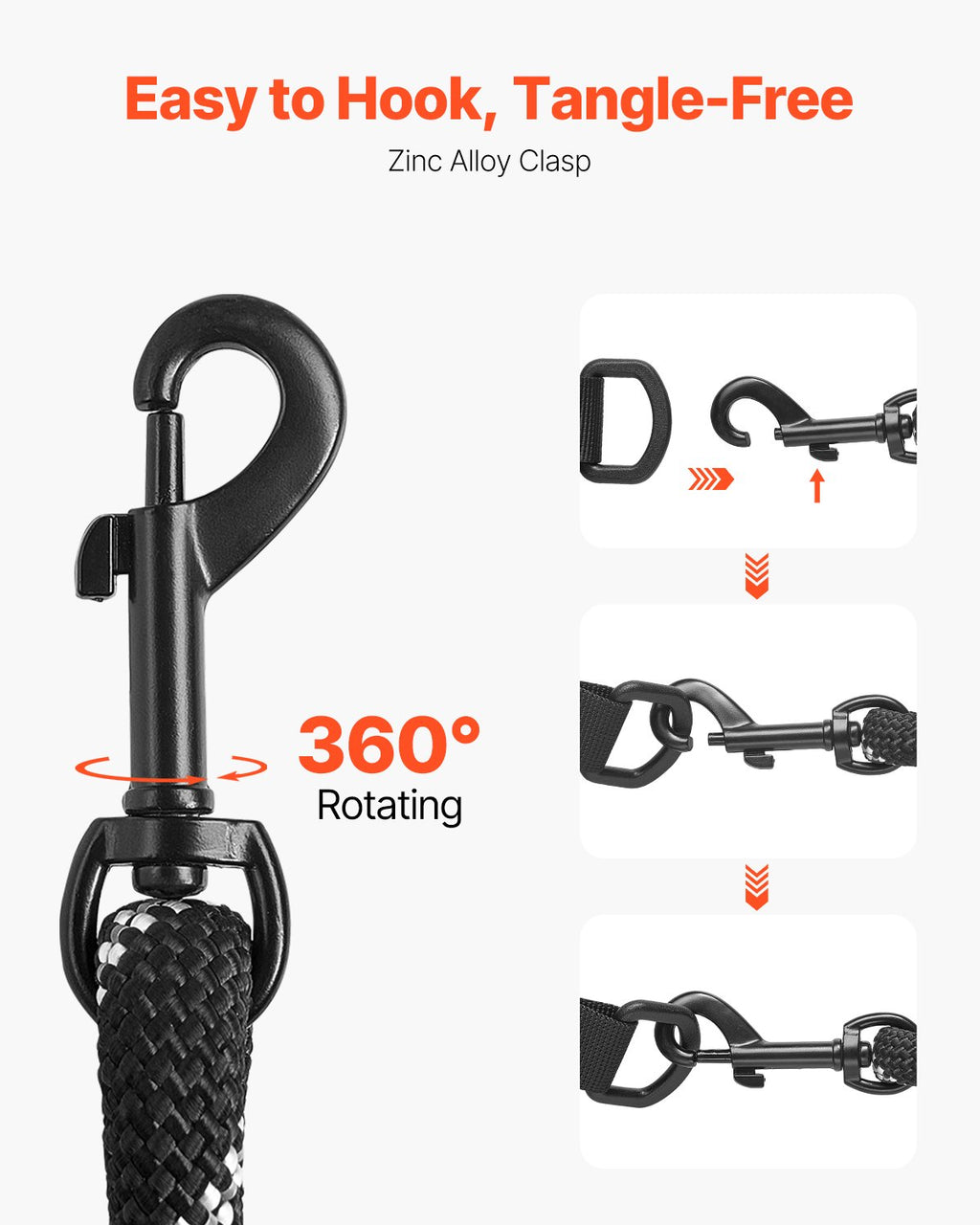 360 degree swivel clip