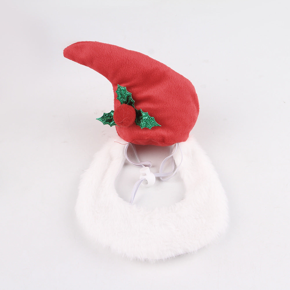 Santa Costume with Headband for Cats & Dogs