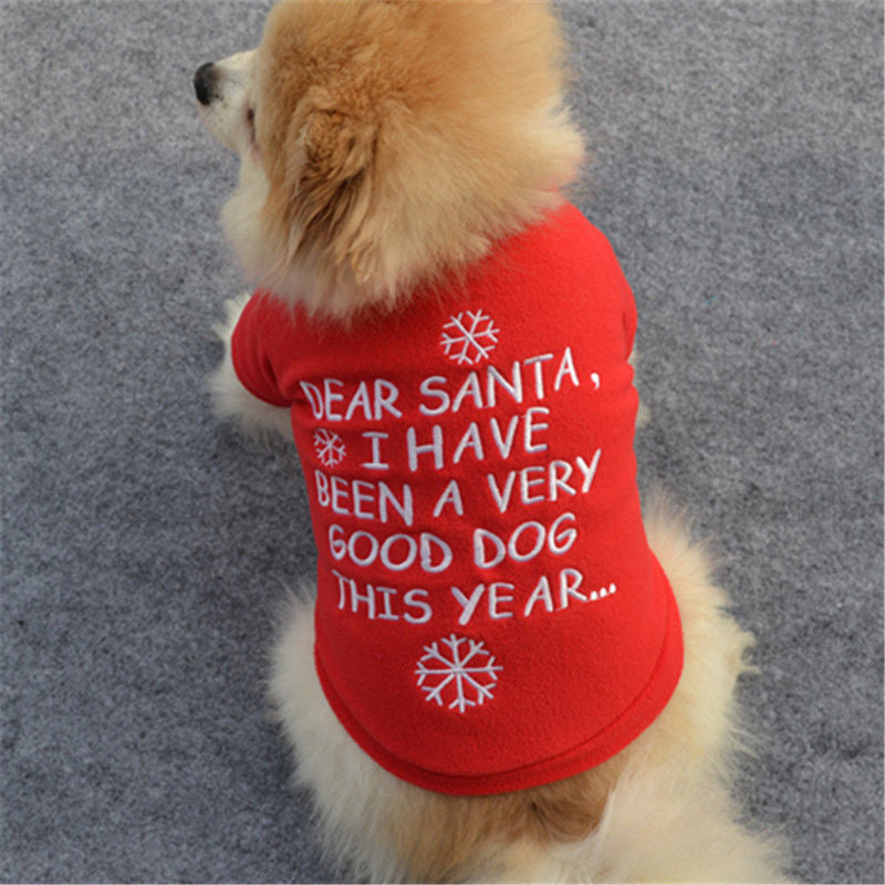 Christmas Fleece Pet Hoodie - 10 Festive Styles