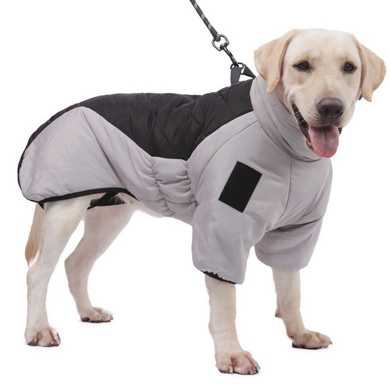 Waterproof Winter Dog Coat with High Collar