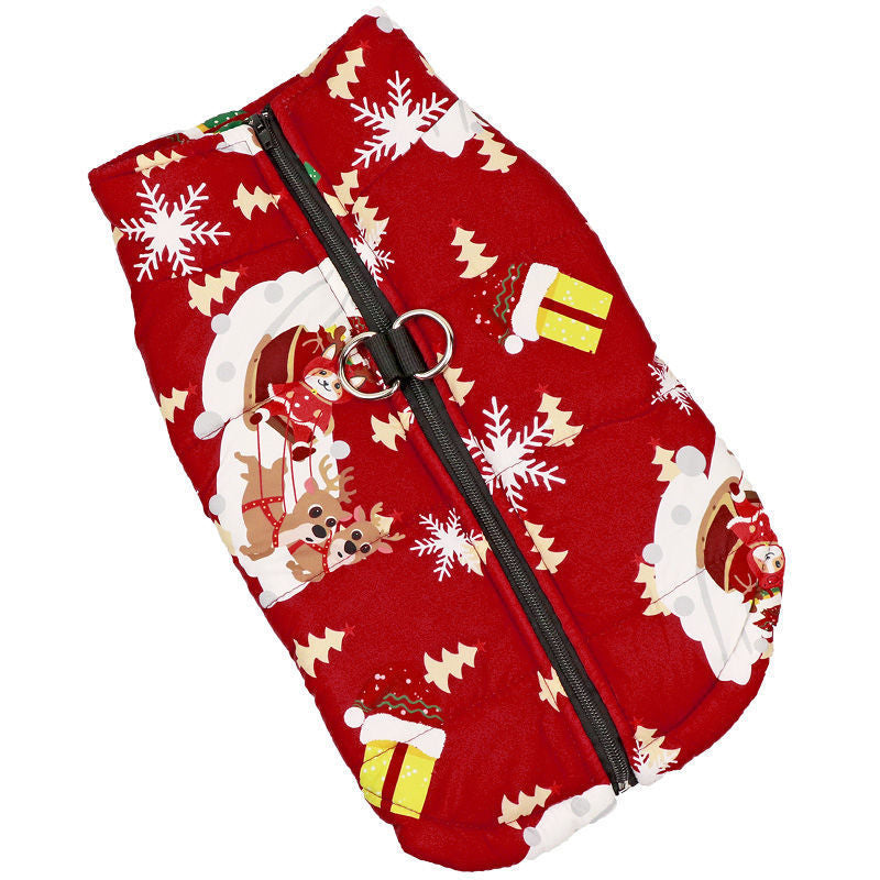 Christmas Padded Dog Vest – Sizes up to 7XL for Large Breeds