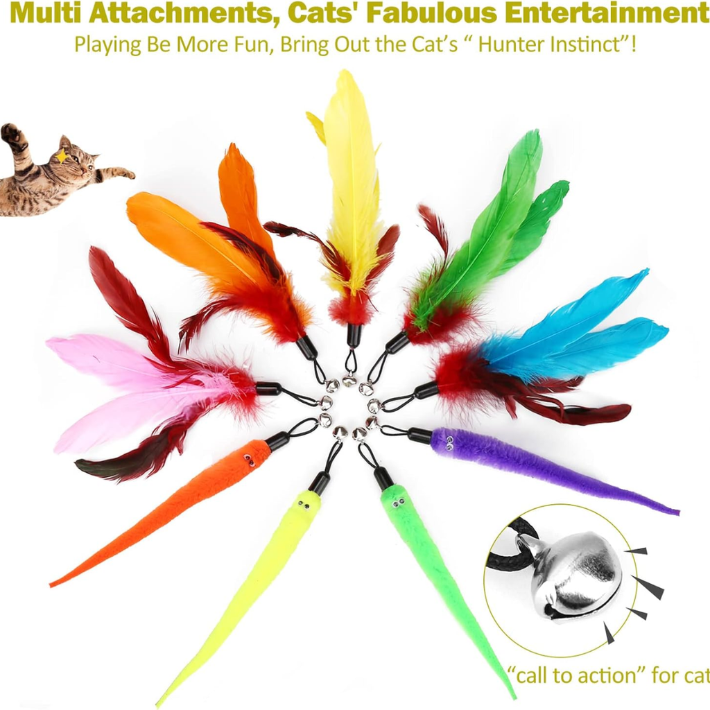 Assorted feather attachments