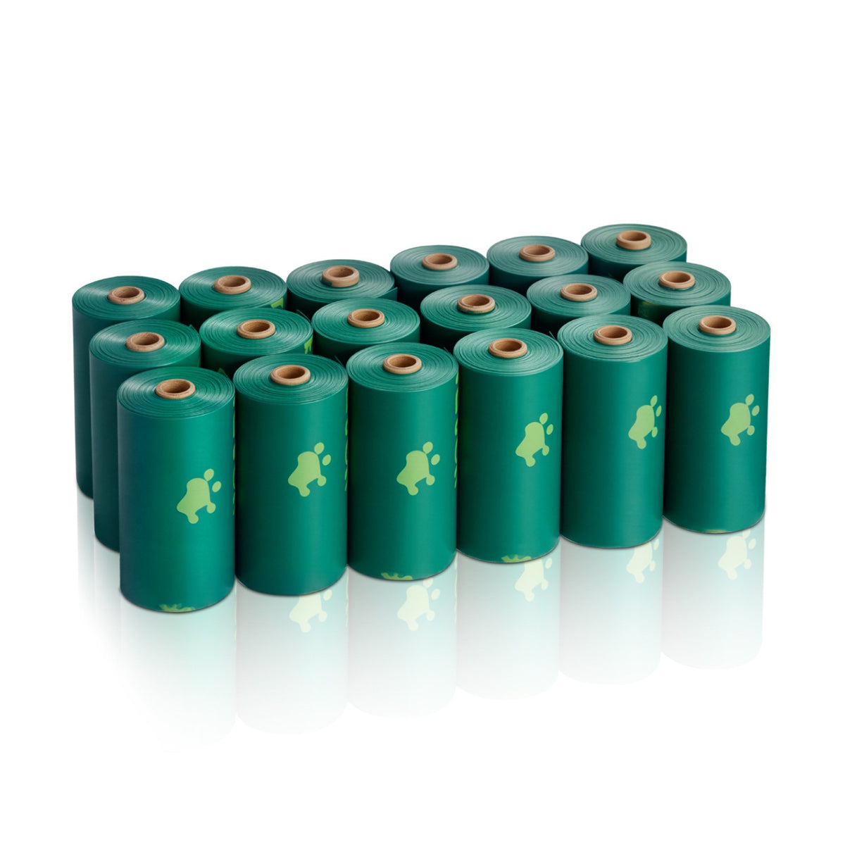 18 rolls of dog poop bags