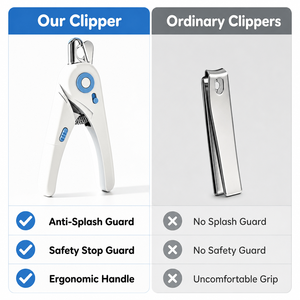 Professional Pet Nail Clippers with Safety Guard