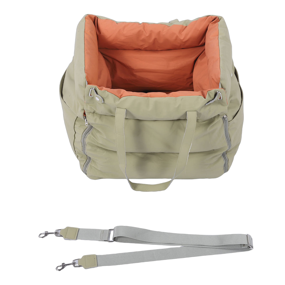 Portable Car Seat Pet Bed with Safety Tether
