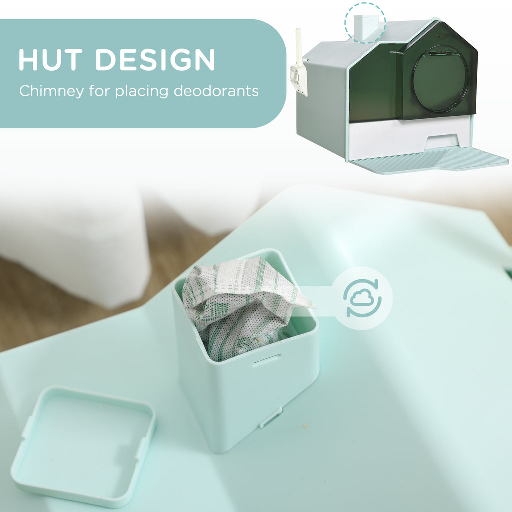 Hut design for privacy