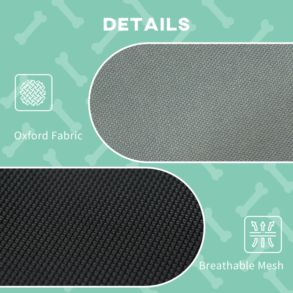 Elevated Dog Bed with Removable Canopy