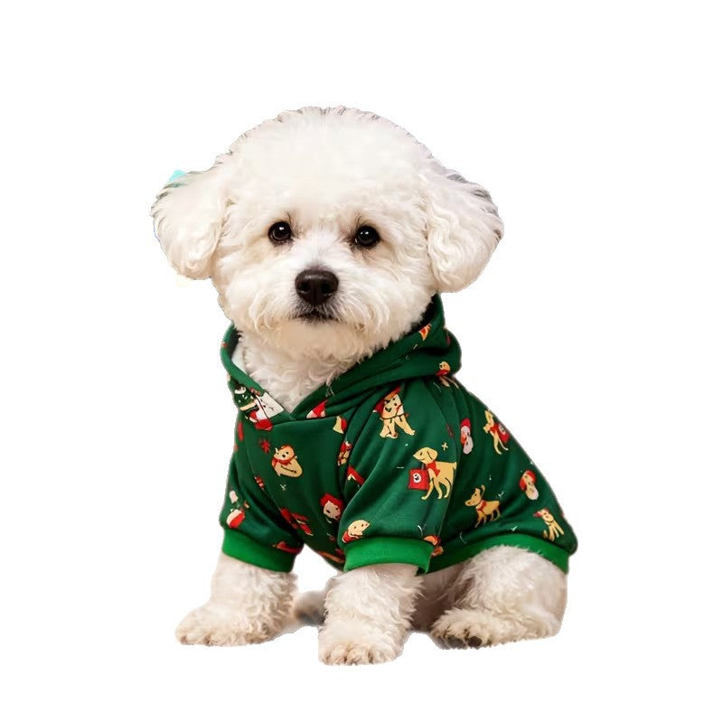 Christmas Dog Hoodie – Sizes up to 4XL for Large Dogs